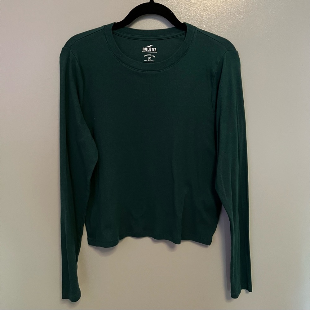 Hollister Ribbed Long Sleeve Shirt